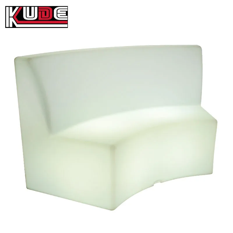 New curved sofa KTV box sofa chair, remote control charging luminous