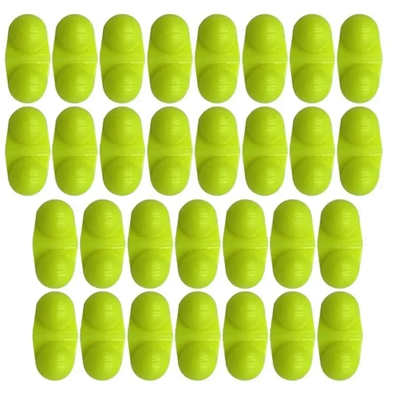 R6fe 30pcs صيد قضيب الصيد لدغات إنذار أجراس الصيد المنبه لصيد الأسماك الليلية ، أجراس قضيب الصيد بقضيب الأجراس التنبيهات الأجراس