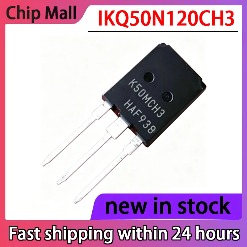 5PCS K50MCH3 IKQ50N120CH3 TO-247 New Inverter Welding Machine IGBT Tube in Stock