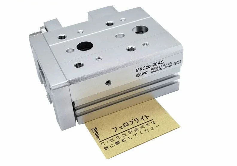 SMC  pneumatic sliding table cylinder MXS/6/8/12/16/20/25-10/20/30/40/50/75AS/BS MXS