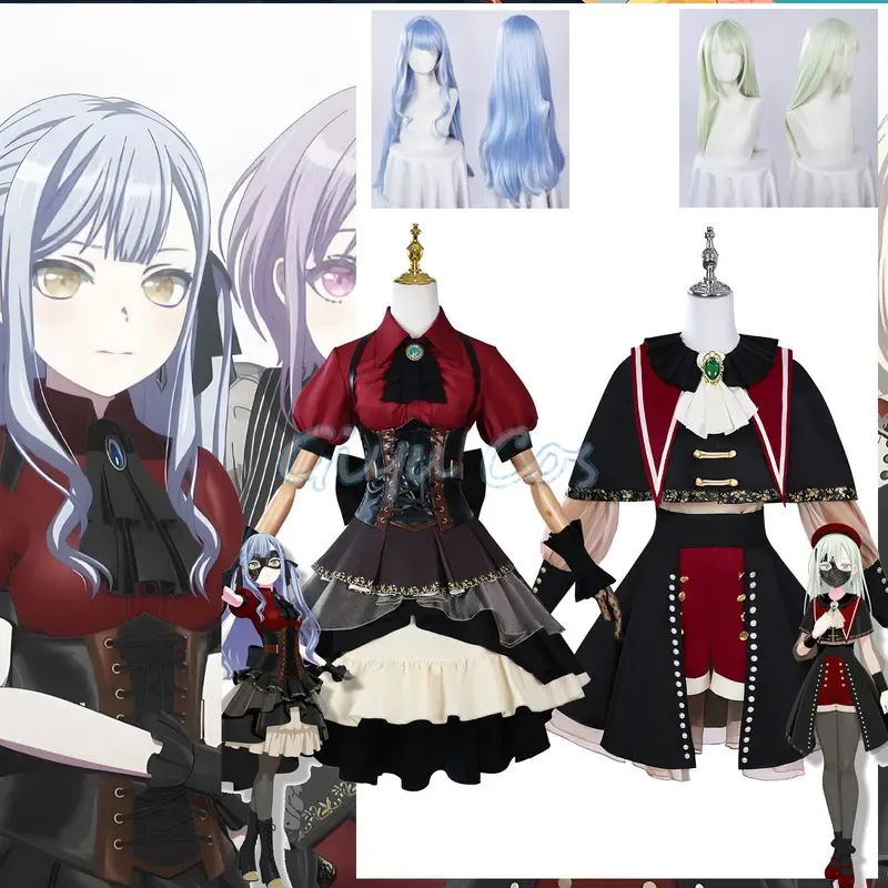 

BanG Dream Sakiko Togawa Cosplay Costume Wakaba Mutsumi Adult Carnival Anime Halloween Costumes Masquerade Women Uniform Game
