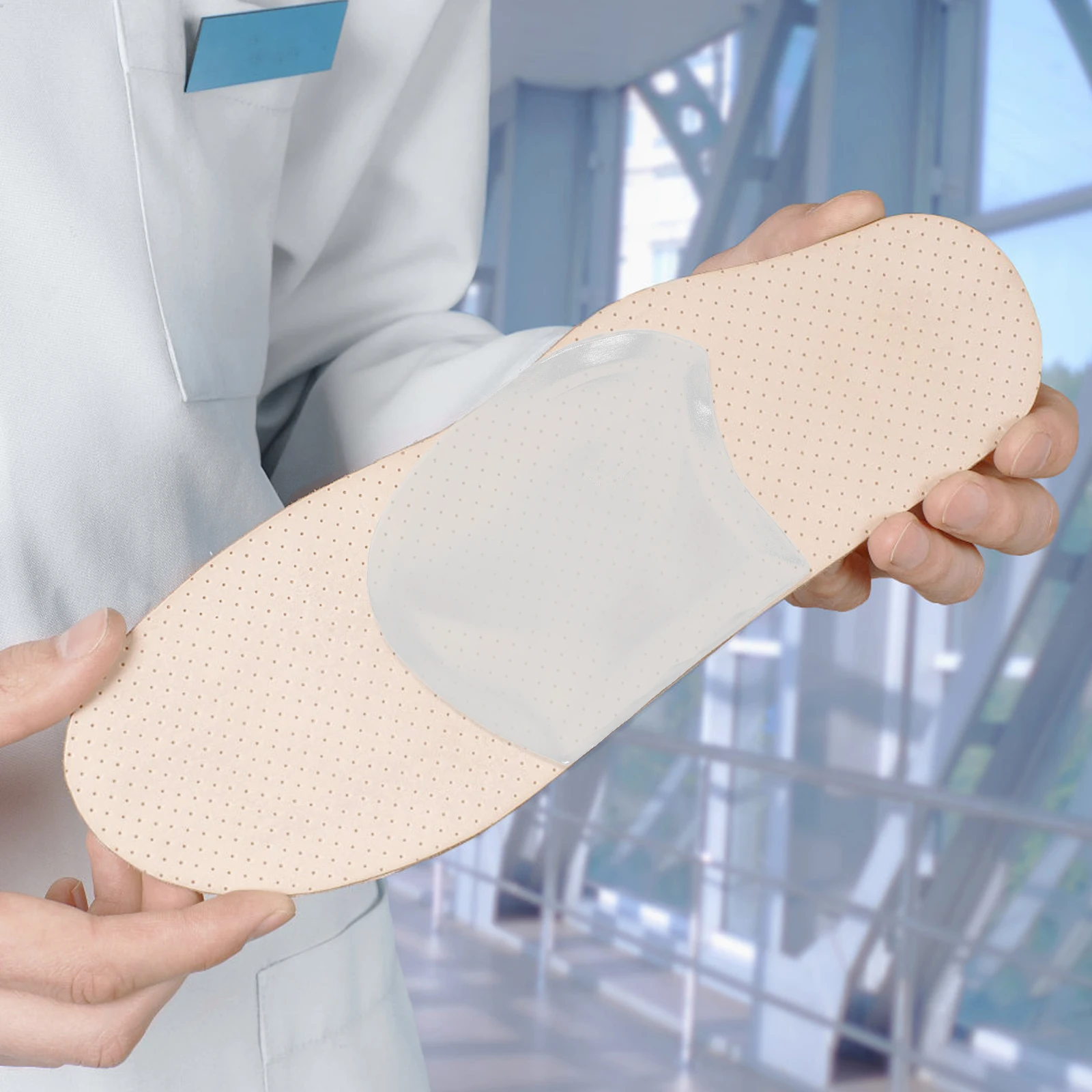 

1 Pair L Size Transparent Arch Support Inserts Replaceable Flatfoot Pads For Daily Use Foot Accessories