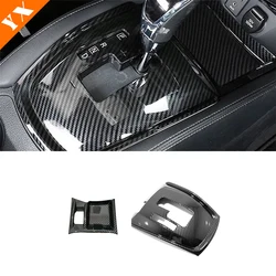 2014 15 16 17 18 19 2020 for Nissan X-trail X trail T32 Gear shift panel frame cover ABS carbon fiber car accessories 1pcs