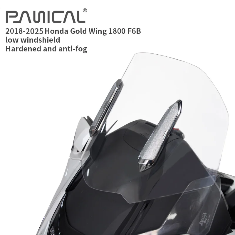 PANICAL is suitable for Honda Gold Wing GL1800 F6B 2018-2026 Motorcycle Windshield Visor Accessories Windshield Glass Parts