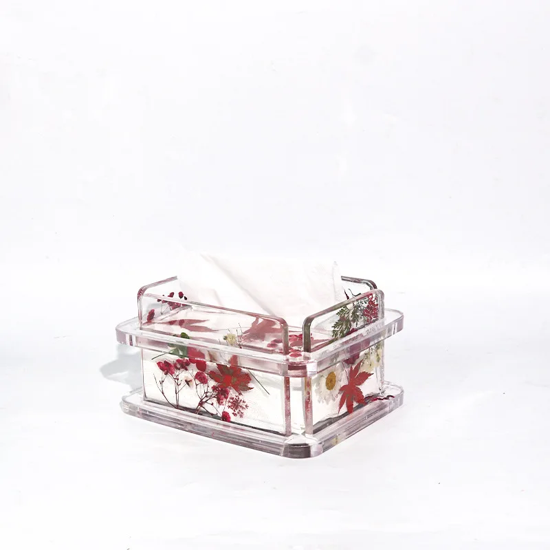 DIY Tissue Box Kristall Epoxidharz Form Pumps chale Form Hohl muster Lagerung Auto Tissue Box Silikon form