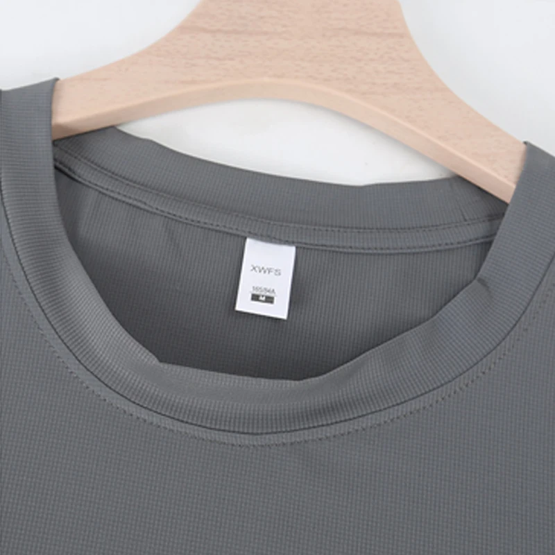 Picture 4: JNLN Men's Running T-Shirt Stretch Quick Dry T-Shirt Trekking Hiking Climbing Sports Short Sleeve Tee Summer Gym Sportswear