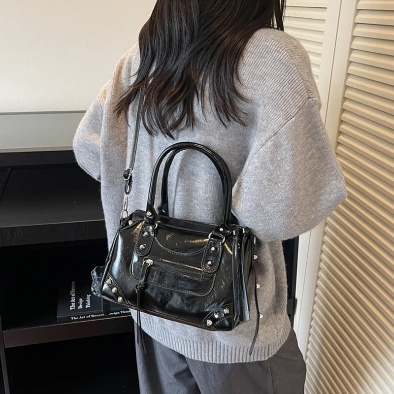 Herbst-Winter Neuankömmling Damen-Kissen-Umhängetasche Einzigartiges Personalisiertes Design Minimalistisch Strukturierte Lässige Einzel-Schultertasche – Detail 11