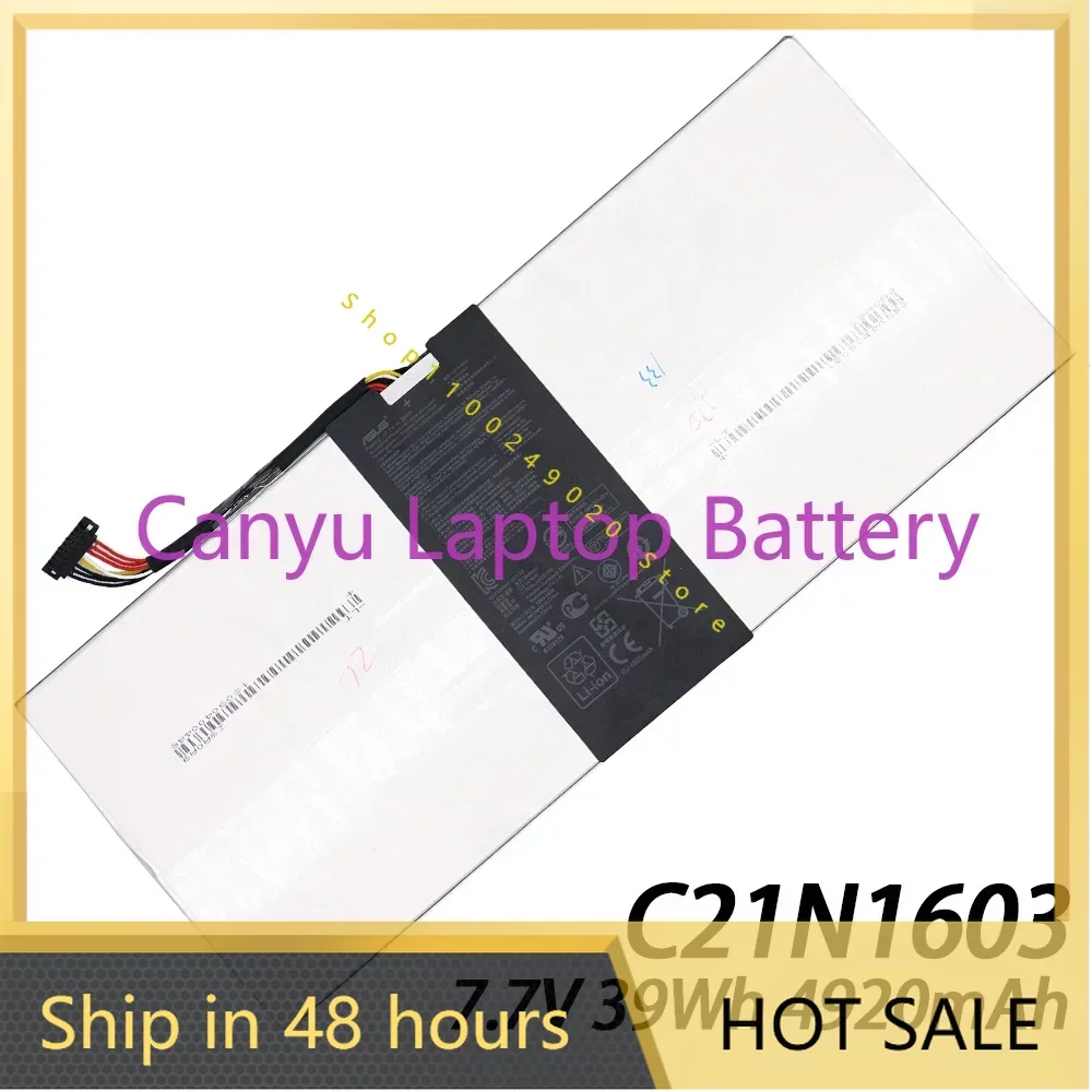 

New C21N1603 Battery For Asus Transformer 3 Pro T303UA T303UA-0053G6200U T303UA-GN050T 7.7V 5000mAh