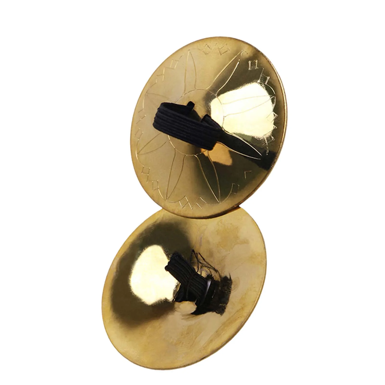 Xiaonu Cymbales à Doigt 2PCS - Instrument De Musique Avec Bande Élastique Pour Danse Du Ventre Et Fêtes