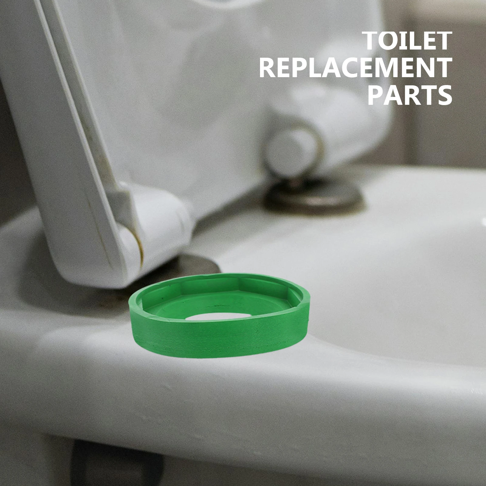 

Toilet Tank Gasket 3 Inch Replacement Kit Tall Bolt Caps Bowl Seat Opening Fill for Plumbing Repair