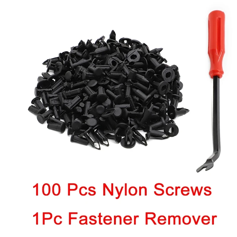 For HONDA TRX 400 EX 400EX 300EX TRX450R For Polaris Sportsman RZR Ranger W/ Fastener Removal Tool 8mm Fender Clips Body Rivets