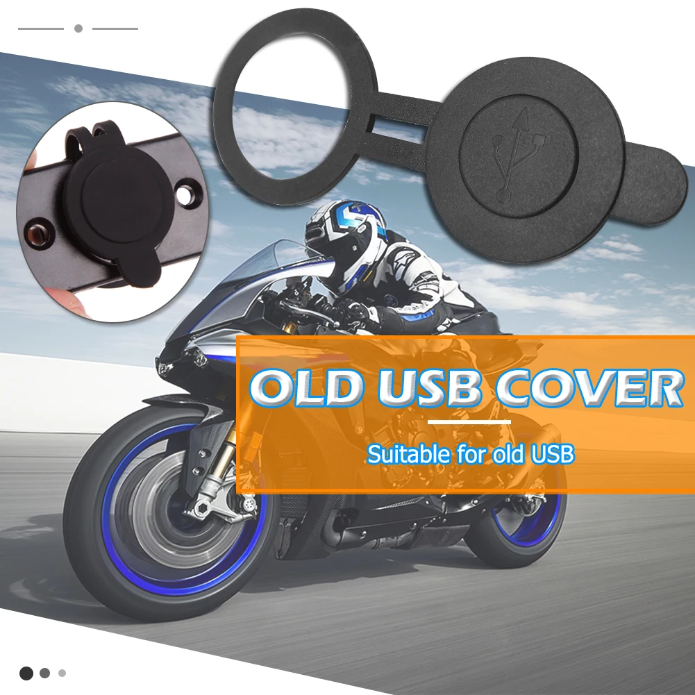 Cubierta antipolvo impermeable de 30mm de diámetro para adaptador de cargador de motocicleta de camión de coche USB