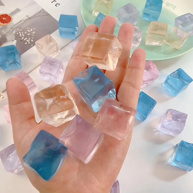 Cubo de hielo blando antiestrés para niños y adultos, juguete antiestrés para apretar, regalos de fiesta, descompresión, autismo, TDAH, terapia