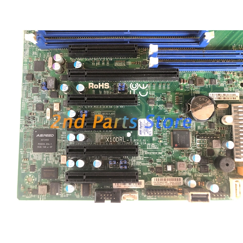 X10DRL-i Two-Way Server Motherboard For Supermicro LGA 2011 DDR4 Support E5-2600 V3 V4 High Quality