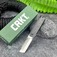CRKT5915 Mini Folding Pocket Knife 420 Steel Handle 8Cr13Mov Blade Outdoor Hiking Camping Barbecu Jungle Hunting Knives Multiool