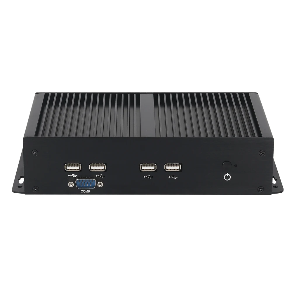 Imagem -03 - Mini pc Industrial Fanless Intel i7 10610u com 6x 232 485 Ttl Lan 2x Usb 8x Hdmi dp Lvds Gpio Wifi Sim 4g 5g Lte Windows Linux