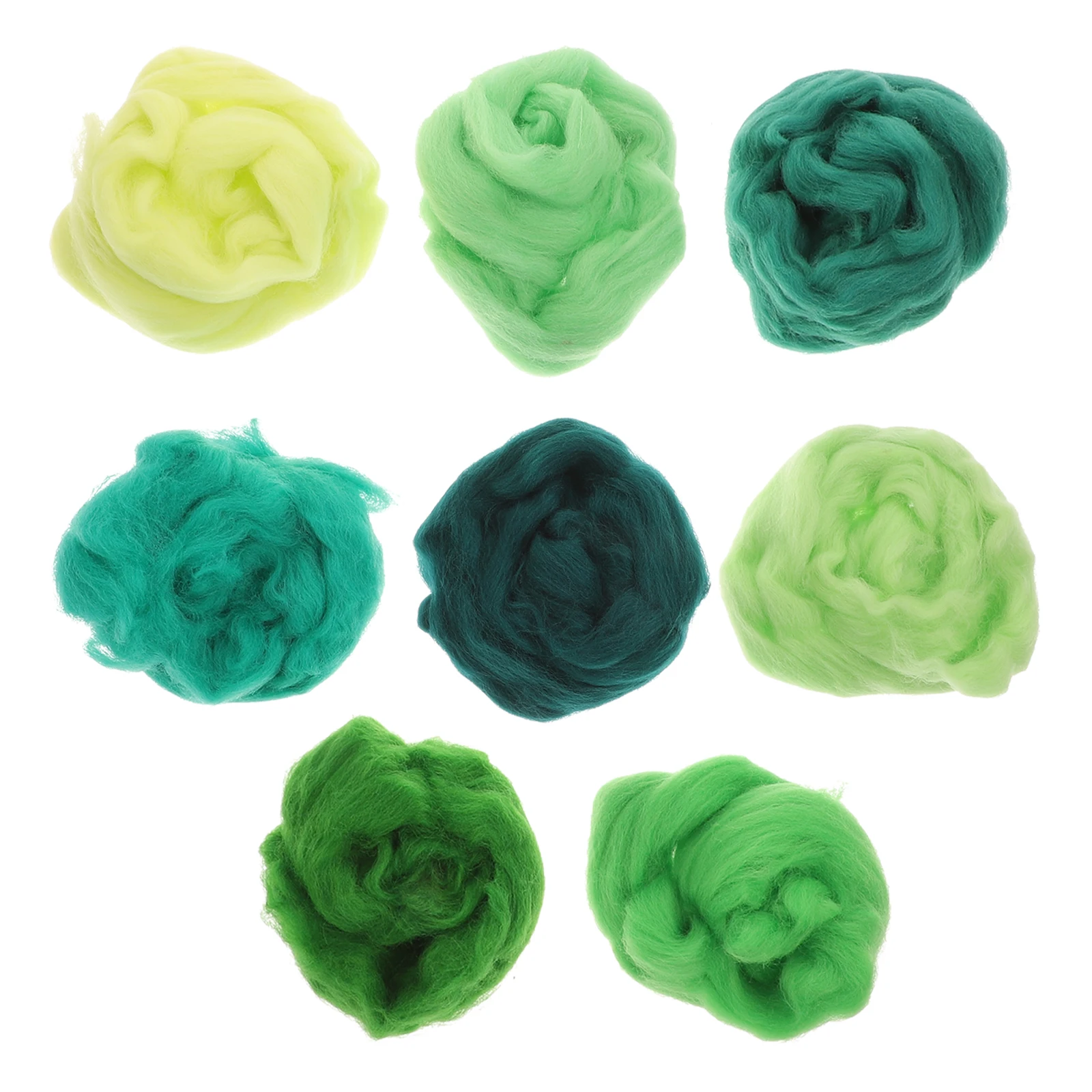 

8 Pcs Felt Wool Felt Crafts Kit Child Roving Needle Felting Starter Beginner DIY Crafts Accessories Portable Set