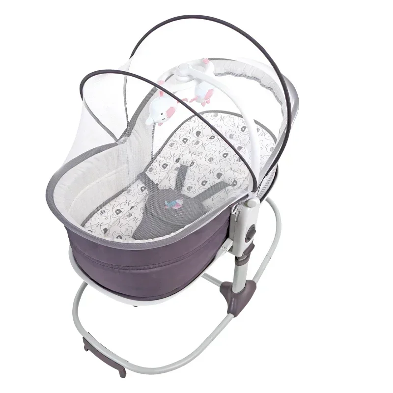 Berceau de Bébé en Tissu Respirant, Balançoire CPull, Lit Doux, Sommeil Confortable, Portable, Qualité, Installation Facile