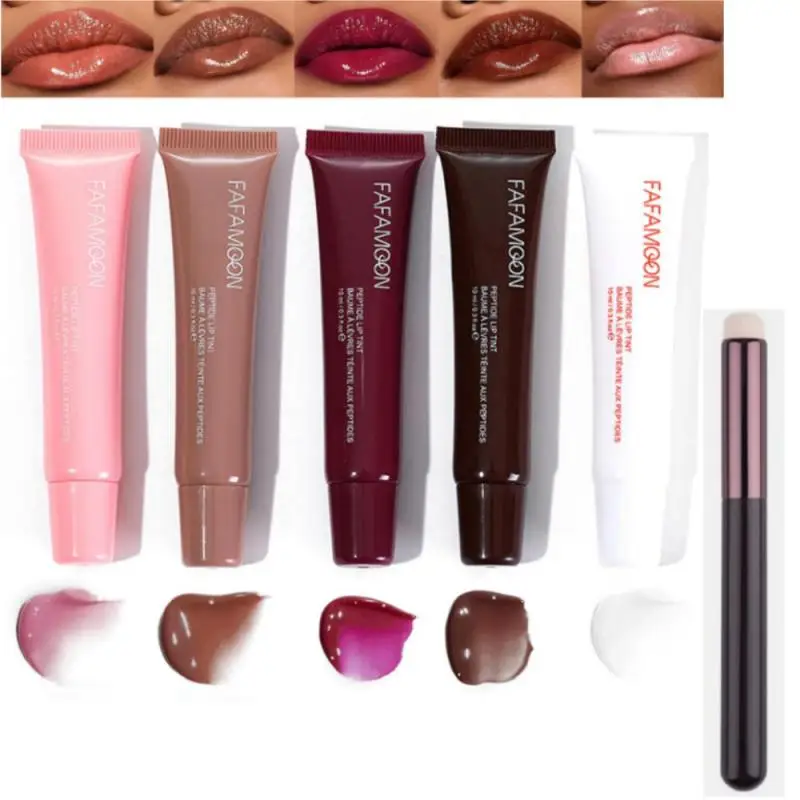 Mascarilla hidratante de 5 colores, lápiz labial de cristal Dudu, Gel labial de Color, bálsamo labial, cuidado de la boca