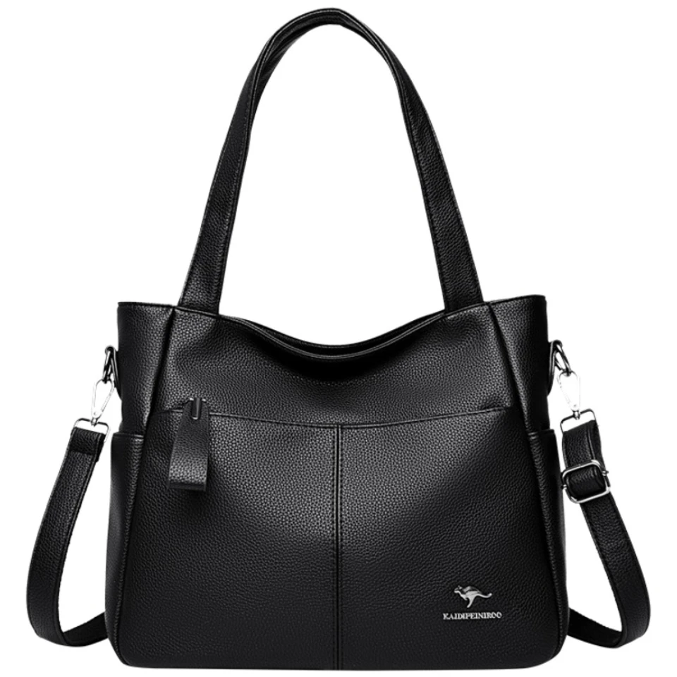 Wysokiej jakości miękkie oryginalne torby listonoszki ze skóry PU damska skórzana torebka luksusowa tornister kobieca torba na ramię Crossbody Sac Tote Bag