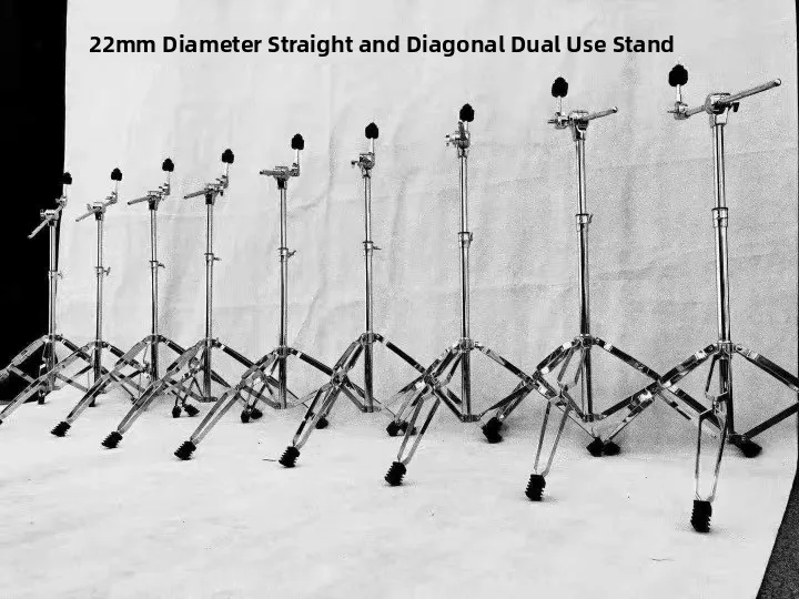 Dual-Purpose TAMA Snare Drum Stand Cymbal Holder Drumming Equipment 28mm Tube Diameter Vertical And Slanted Cymbal Stands