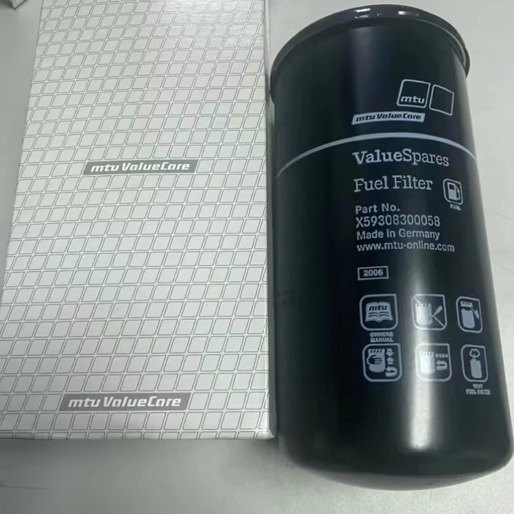 رائجة البيع قطع غيار محركات MTU الأصلية X59308300058 فلتر الوقود سبين أون