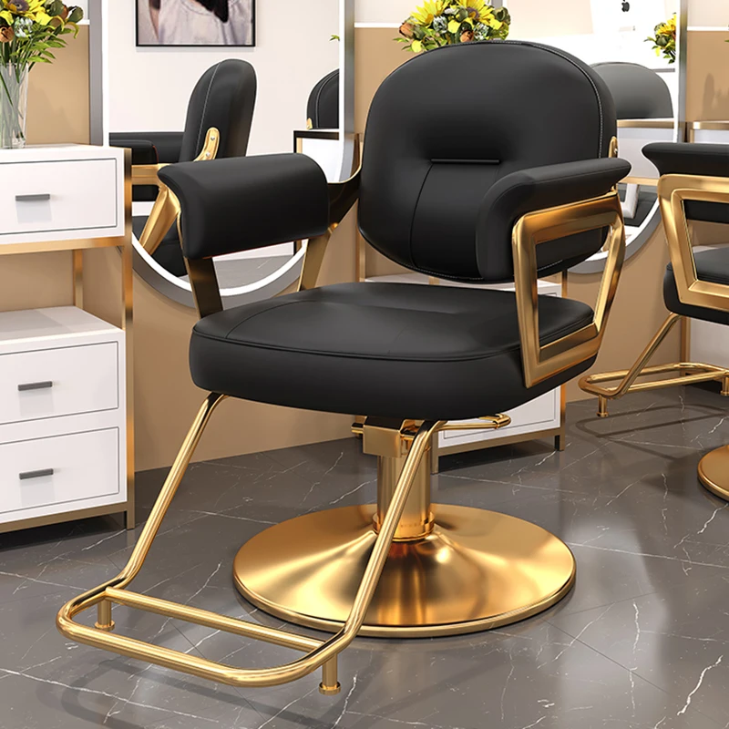 Design Professional Barber Chair Luxury Comfortable Nordic Trendy Barber Chair Simple Glamour Silla Barbero Commercial Furniture