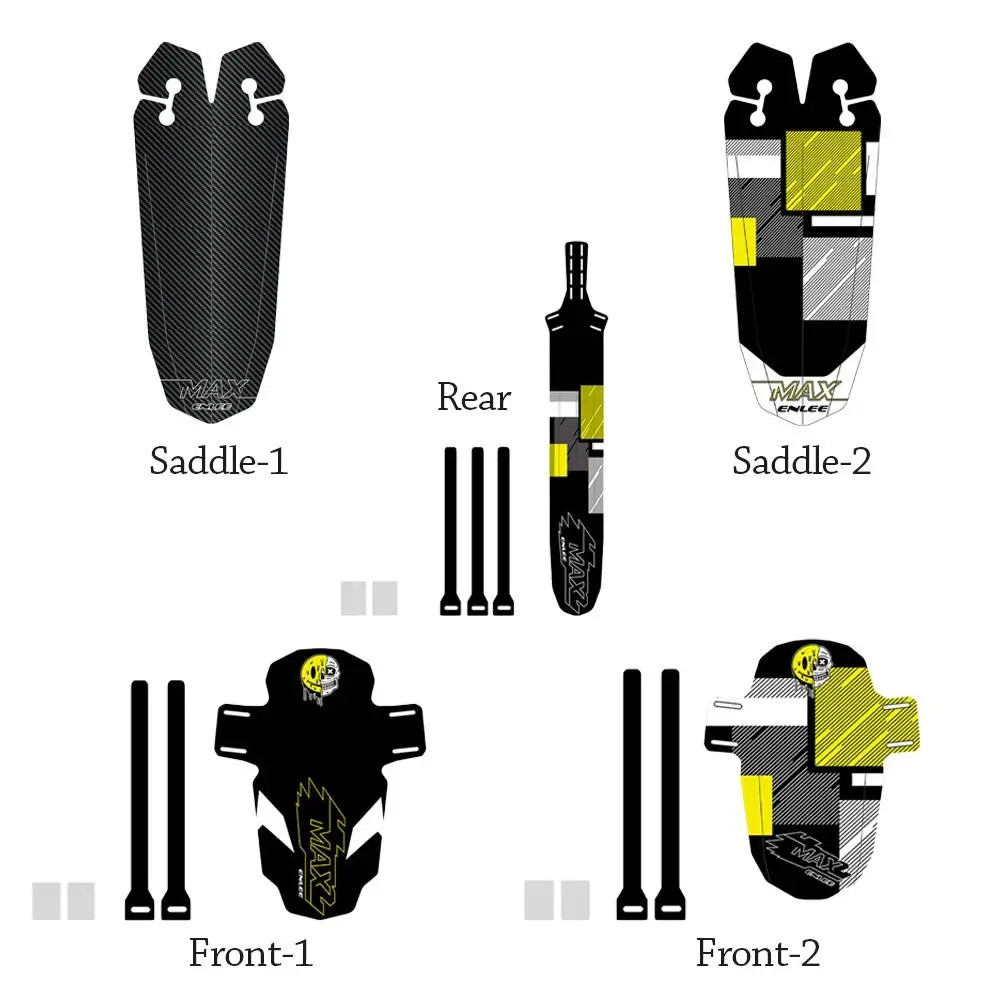 Universeller Mehrfarbiger Fahrrad-Schutzblech aus PP für Vorder- und Hinterrad, Ersatz-Fahrradteile, Schmutzfänger für Outdoor-Sport – Detail 11