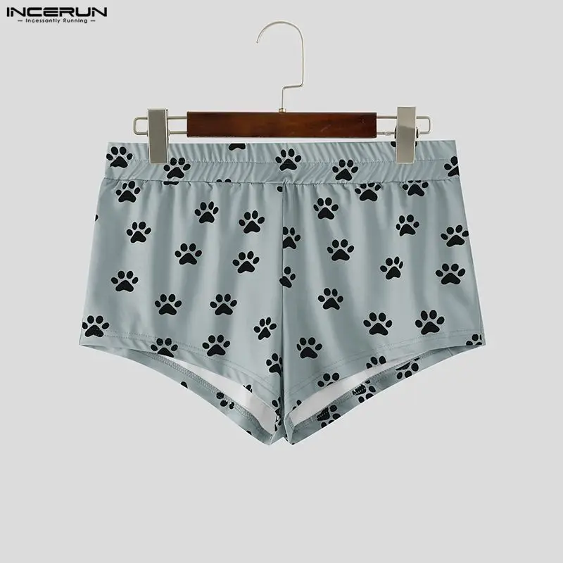 INCERUN Men's Shorts Printing Joggers Summer Homewear Casual Men Bottoms Cozy 2026 Fashion Leisure Male Shorts Men Clothes S-2XL