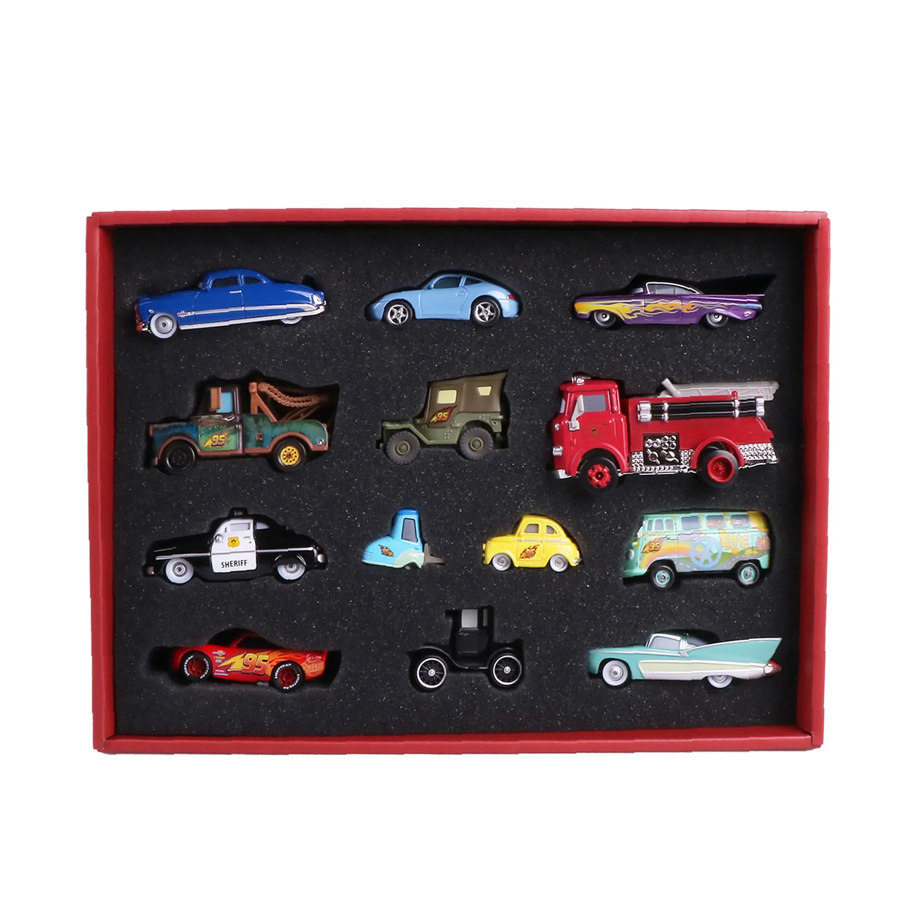 Disney-Ensemble de jouets de voiture Pixar Cars 2 et 3 Rains McQueen Mater, véhicule moulé sous pression, jouets en alliage métallique, cadeau de