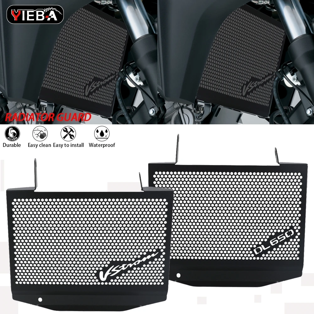 

For Suzuki DL650 Vstrom 650 DL650/ABS DL 650 2012-2024 2025 2026 V-STROM650 Motorcycle Radiator Guard Grille Protection Cover