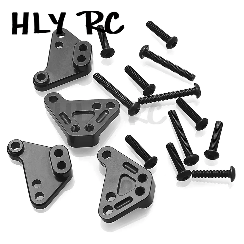 Metal Heighten Front and Rear Shock Absorber Lower Mount Bracket for 1/10 Traxxas MAXX V2 89086-4 WideMaxx Upgrade Parts