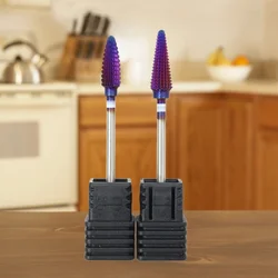 Hot! Purple Pro Whole Carbide Nail Drill Bits Nail Art Electric Drill Machine Files Nail Art Tools cut and polish bottom nail