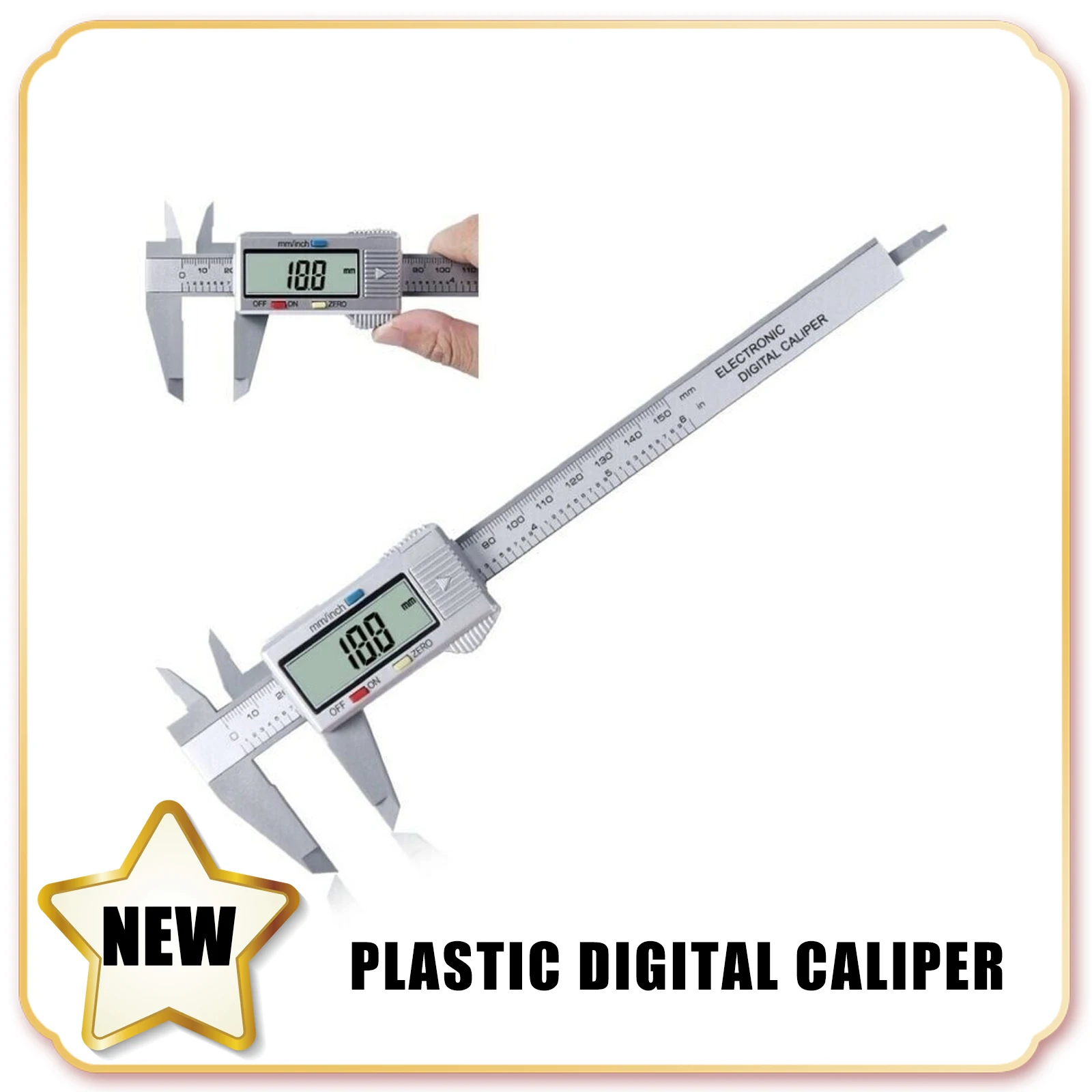 Plastic Caliper Digital Caliper Digital Pachymeter Digital Micrometer Vernier Calipers Plastic Gauge Measuring Tools