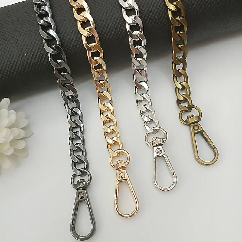 Metal Aluminum Replacement Bag Chain, Parts Accessories for Hand-Woven DIY, Handmade Workshop Studio, Detachable Straps