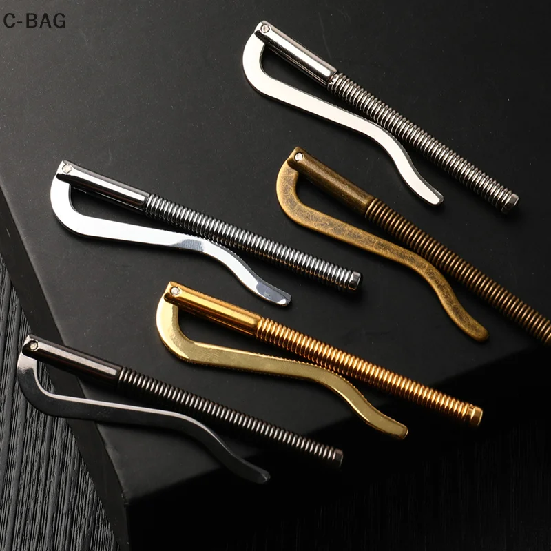 1 قطعة معدنية Bifold المال كليب بار المحفظة استبدال أجزاء الربيع المشبك النقدية فحص حامل للجيب 75 مللي متر/3 بوصة