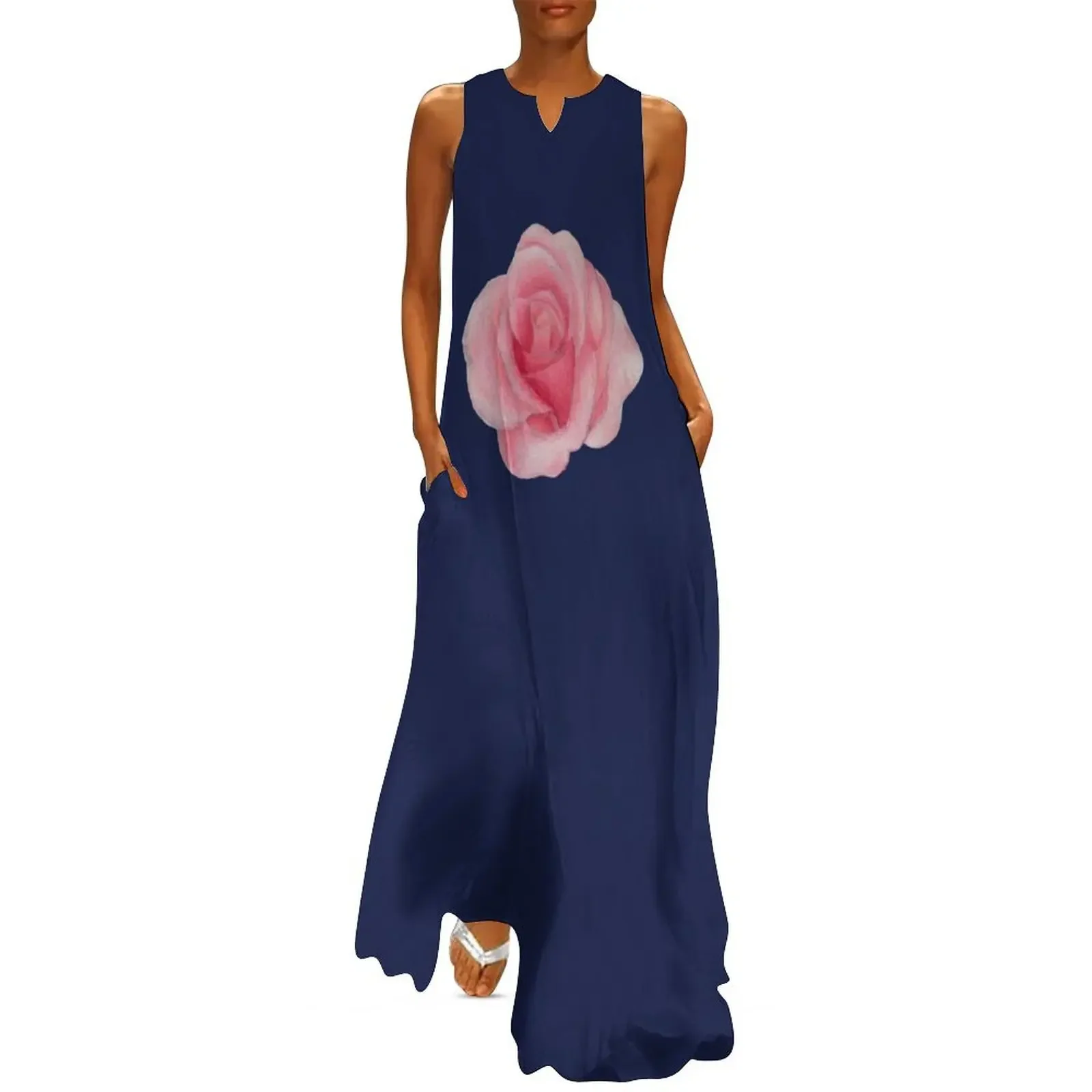

Rose Long Dress Beachwear women's clothing trend 2025 Dress