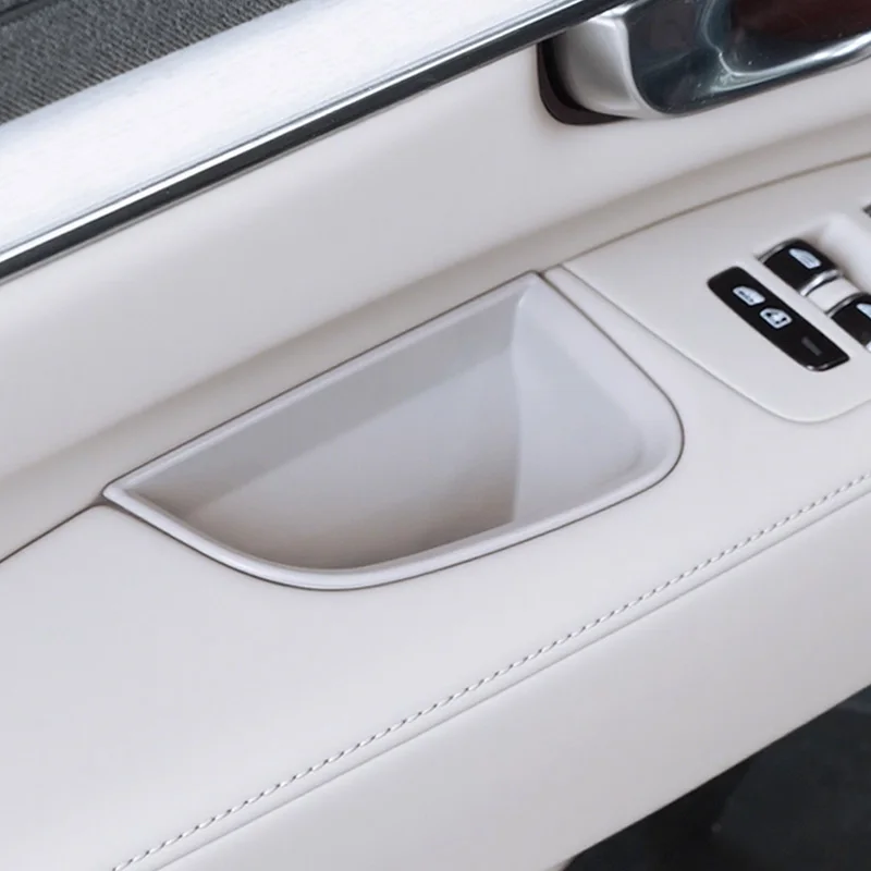 For Volvo S90 Door Storage Box Decorative Door Handle V90 2016-2026 Armrest Box Miscellaneous Storage Items