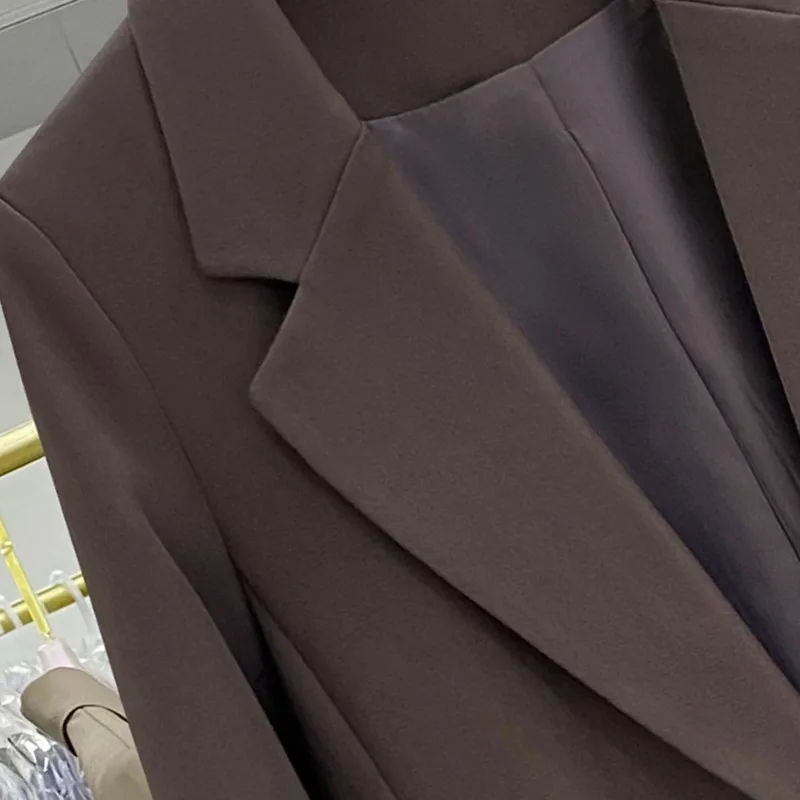 2026 Autumn Design Sensation  Color Suit Jacket Women Casual Drape Fashionable Commute Style Long Sleeve Button up