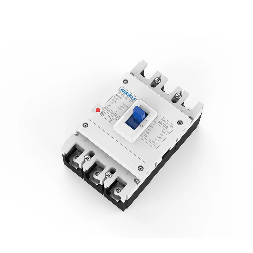 Picture 7: ADM3-250L-3300 250A 3-Pole MCCB Circuit Breaker Digital Trip Unit 50/60Hz 50kA Breaking Capacity 400/690V Class a