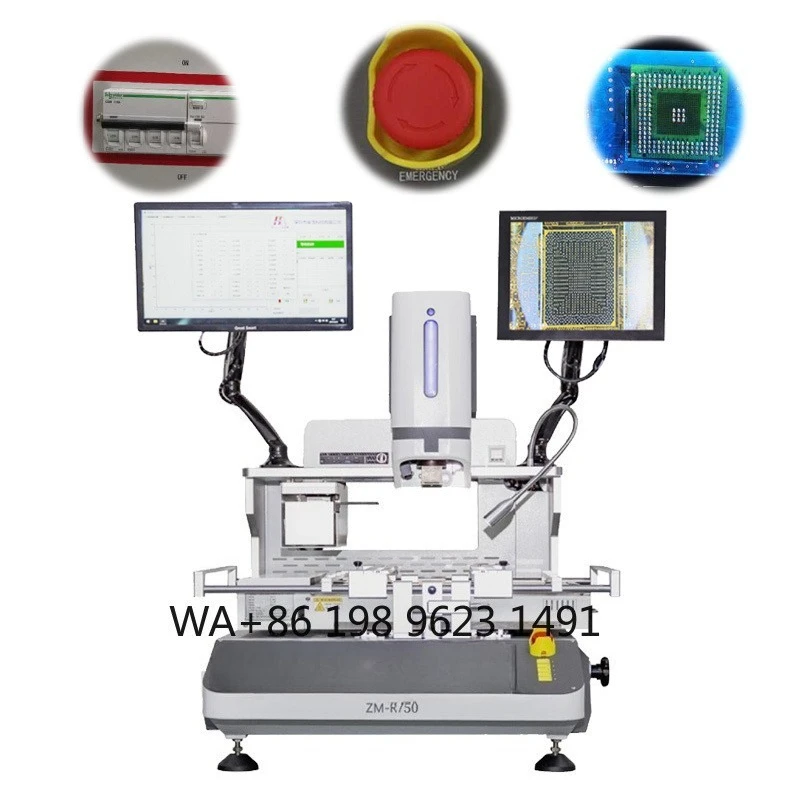 Optical Alignment BGA Rework Station IR Temperature Zone Phone Chip Industrial Precision Soldering Repair Machine
