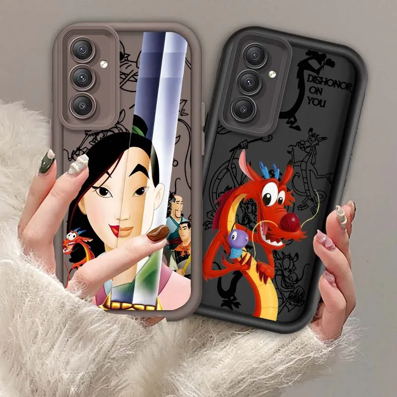

Mulan Dragon Art Popular For Samsung A73 A72 A56 A55 A54 A53 A35 A32 A25 A24 A23 A21s A14 A05 5G Eye Ladder Phone Case
