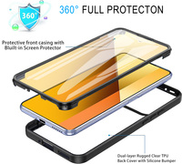 360 Full Cover Case For Xiaomi Mi 14T 13T 12T 11T Pro Shockproof Screen Protector Phone Case For Xiaomi 14 Ultra 14t Bag Funda