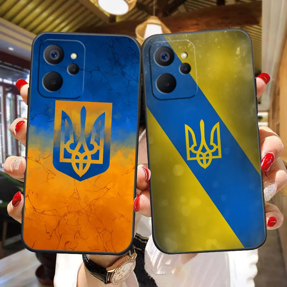 Flag Of U-Ukraine Phone Case For OPPO Realme X50 XT X 11 10 9 9I 8 8I 7 6 Pro Plus 5G Case Funda Coque Shell Capa Cover