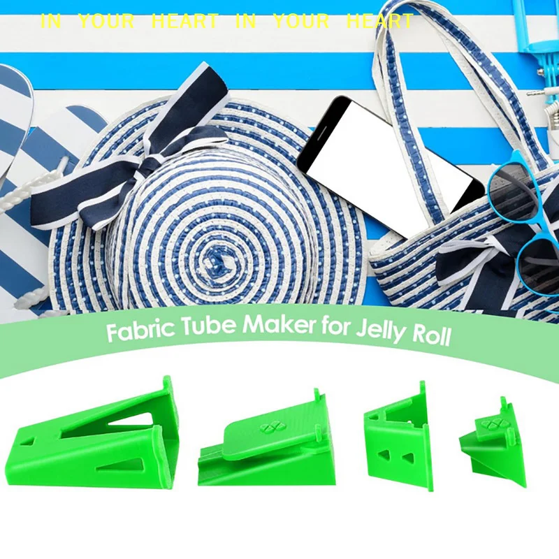 【X】2 Set Fabric Tube Maker For Fabric Roll Rugs Bias Tape Maker Suitable For Fabric DIY, Making Fabric Roll Rugs Easier