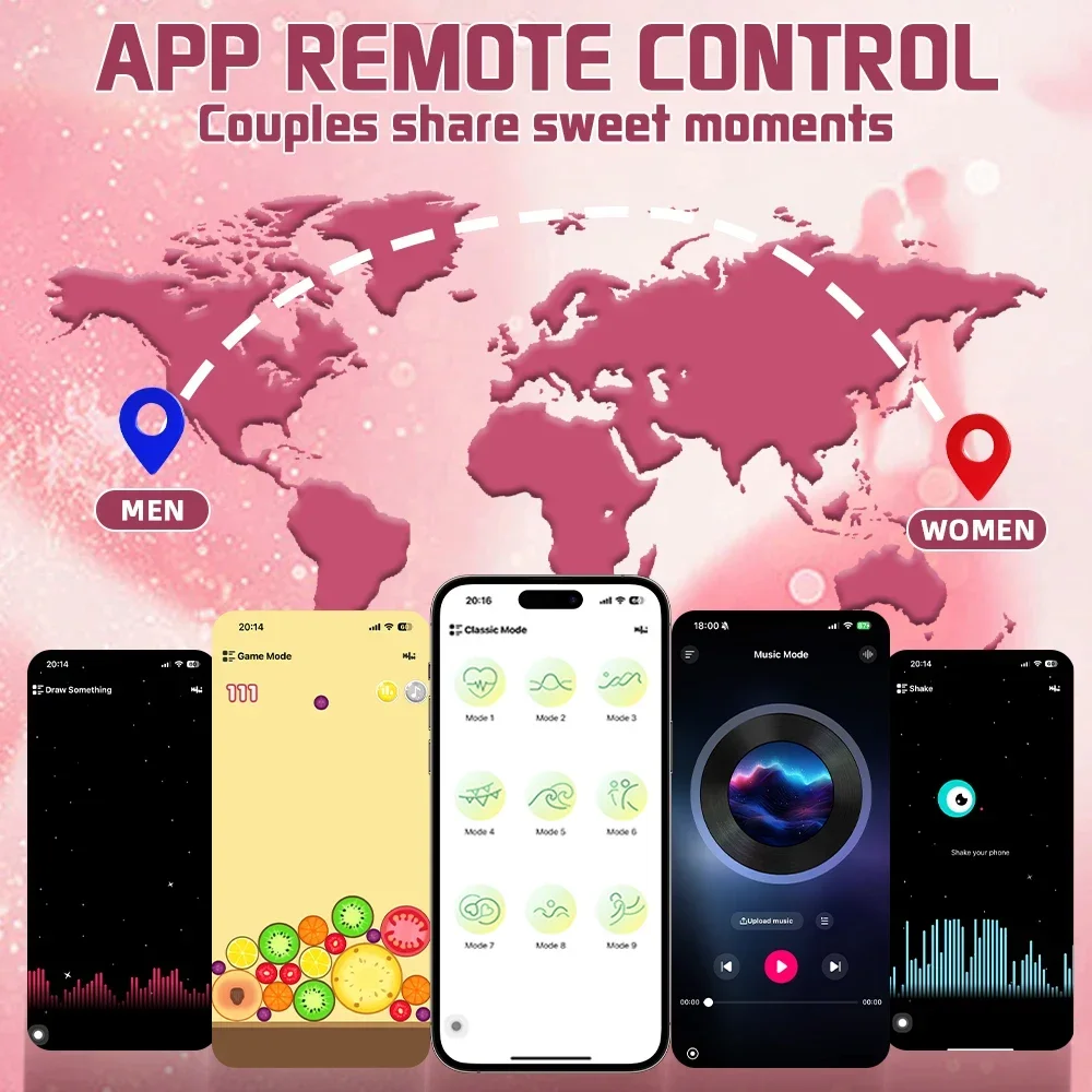 APP Control Wearable Vibrator Women Panties Vibrator G-Spot Vagina Clit Stimulator Female Masturbator Adult Sex Toy for Women view 2