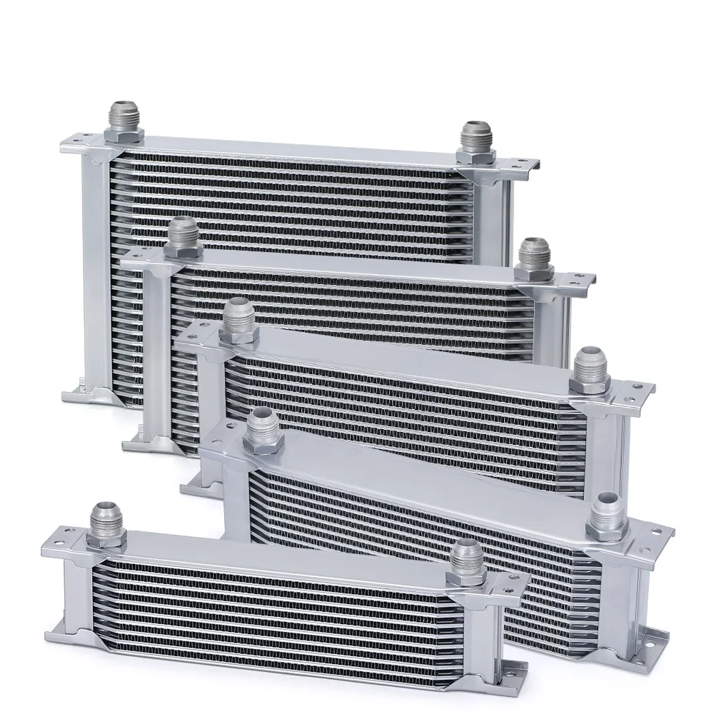 Radiatore in alluminio AN10 10/13/15/16/19/25/30 Row British Type radiatore olio motore per auto radiatore di raffreddamento sostituzione radiatore