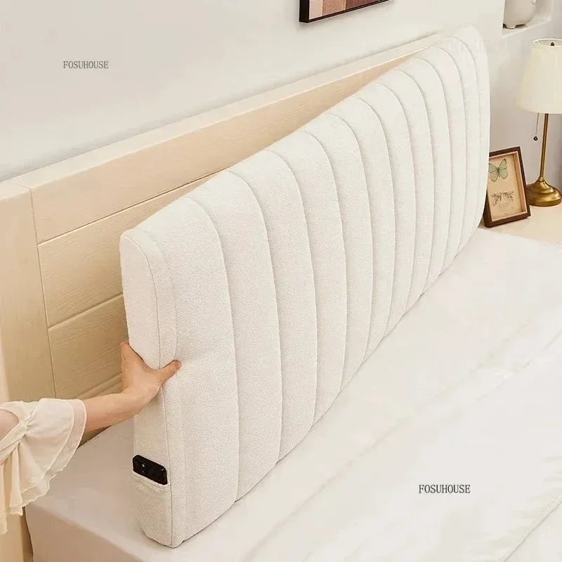 Apartment Anti-collision Soft-packed Headboard Cream-style Creative Bed Headboards for Home High-grade Suede Headboard for Room