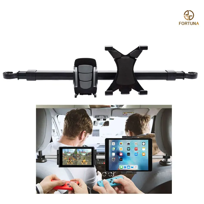 Car Tablet Phone Holder Stand Bracket 2 in 1 Car Truck Back Seat Headrest Phone Mount Holder for iPad Rear Seat Universal