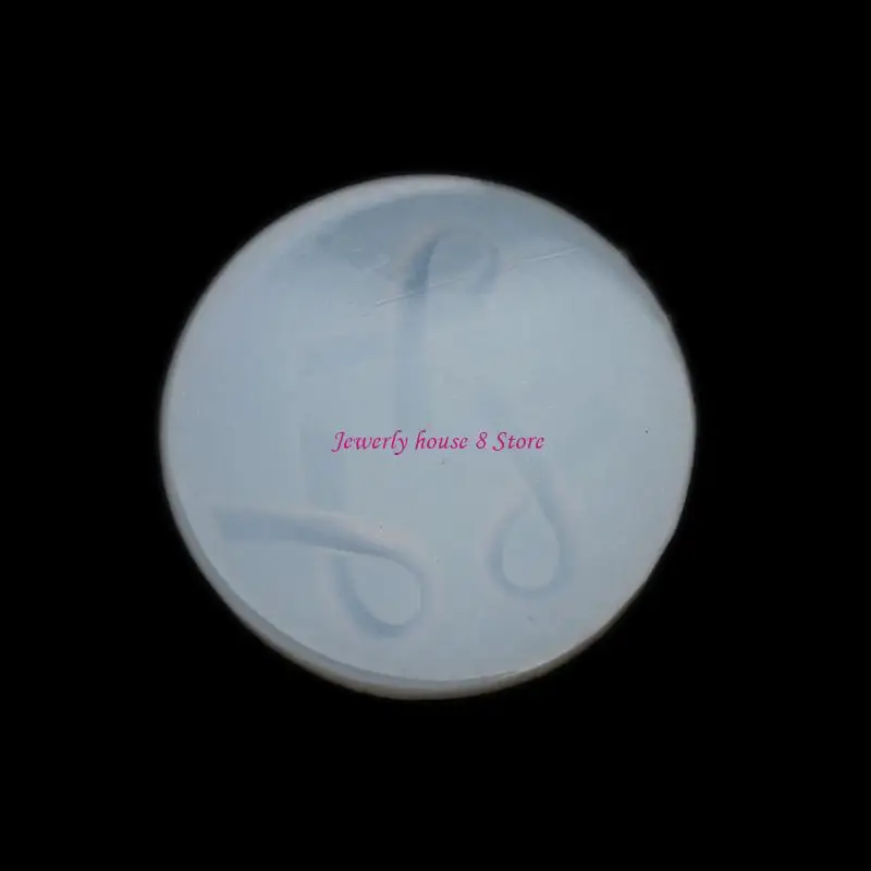 لامعة لامعة الإيدز السرطان الوعي القوس الحلي سيليكون الايبوكسي الراتنج قالب Keychain بها بنفسك المفاتيح قلادة مجوهرات للحرف #4